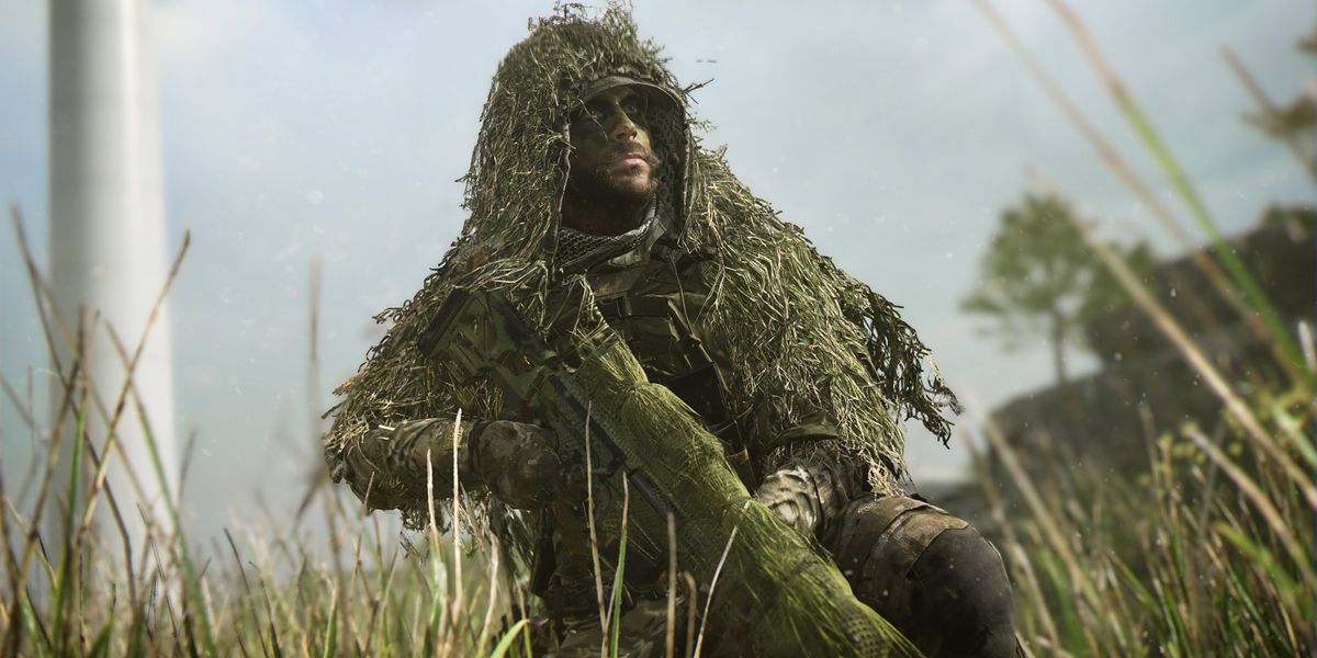 Image showing Warzone 2 player wearing ghillie suit